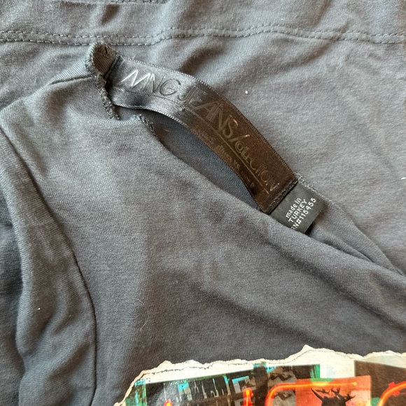 MNG JEANS half open back neon T - Picture 2 of 3